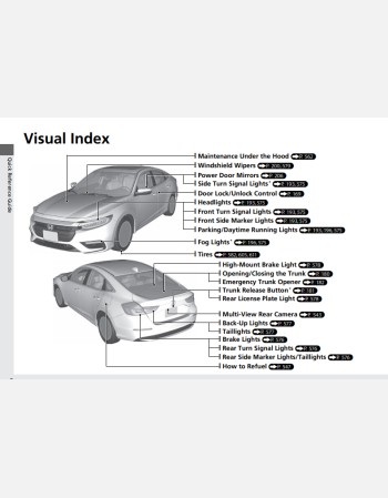 honda insight 2019 owners manual